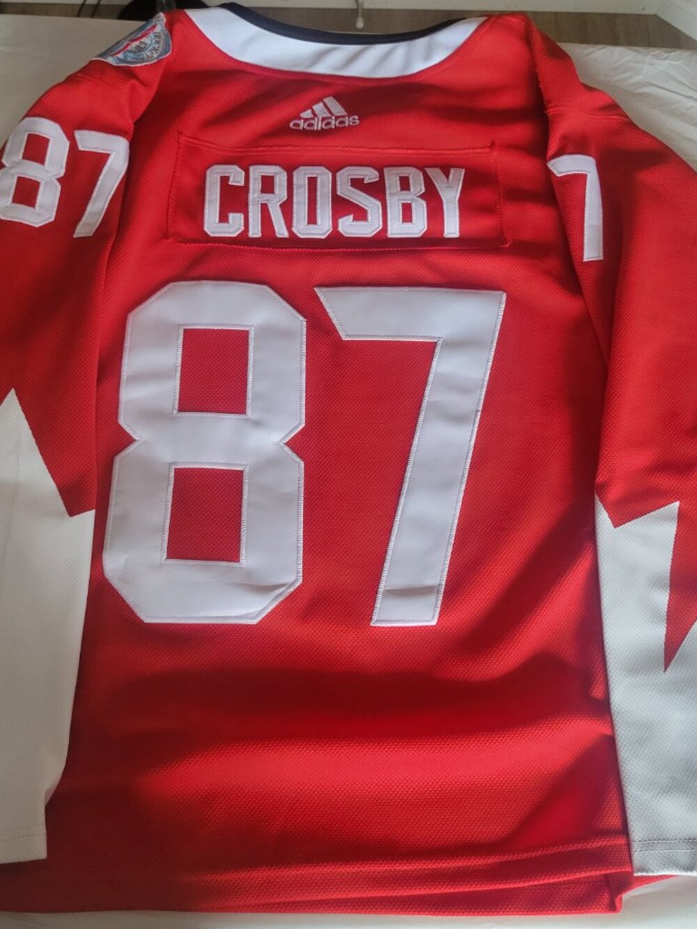 Mens World Cup of Hockey Team Canada Crosby Jersey Size Medium - Brand New